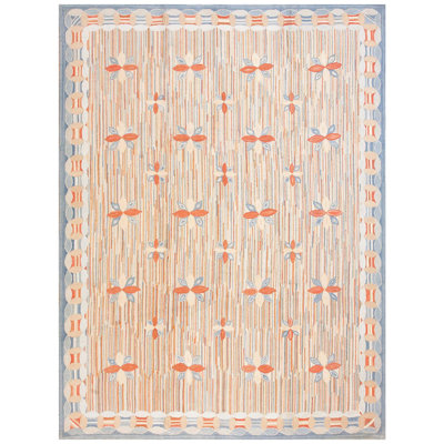 Hand Hooked Cotton Geometric Area Rug
