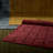 Mazzi Contour Hand Loomed Wool Geometric Burgundy Area Rug-1597156988