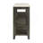 White Marble Top & Gray Oak Finish Server