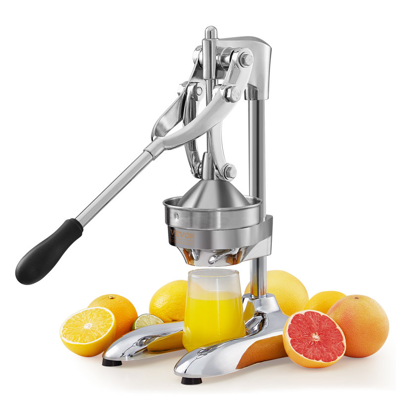 Stainless Steel Manual Citrus Juicer with Ergonomic Handle