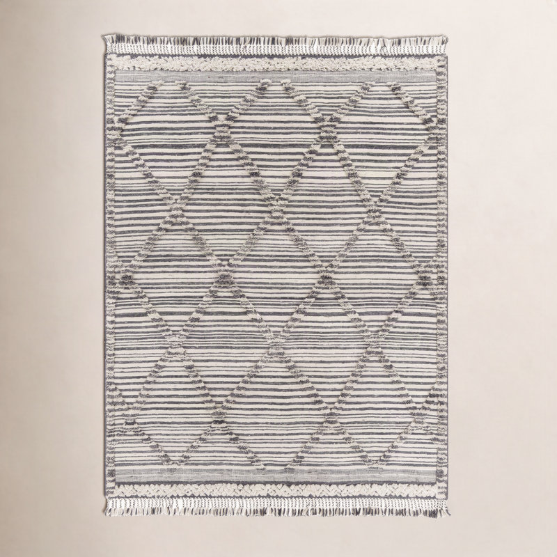 Leanna Wool Ikat Indoor Rug, Rectangle 8' x 10'
