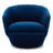 Elexi Upholstered Velvet Swivel Barrel Chair-1805021942