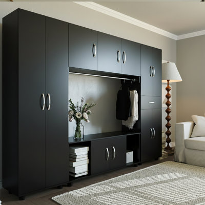 4-Piece Modular Storage Cabinet Set With Adjustable Shelves by Latitude Run
