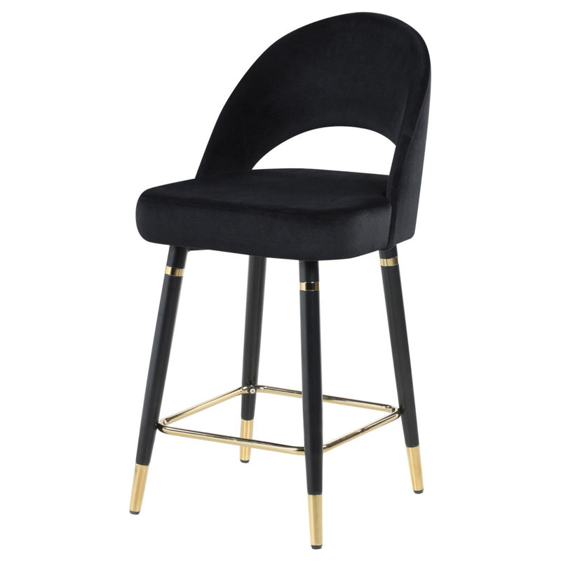 Tabourets de bar modernes et minimalistes, Noir
