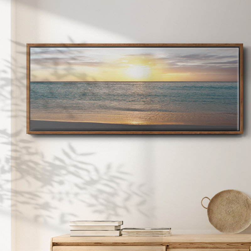Sunset Reflection - toile encadrée, H 24 po x l 60 po