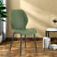 Comfortable Pu Dining Chairs Set Of 4, Modern Metal Retro Chairs For Home