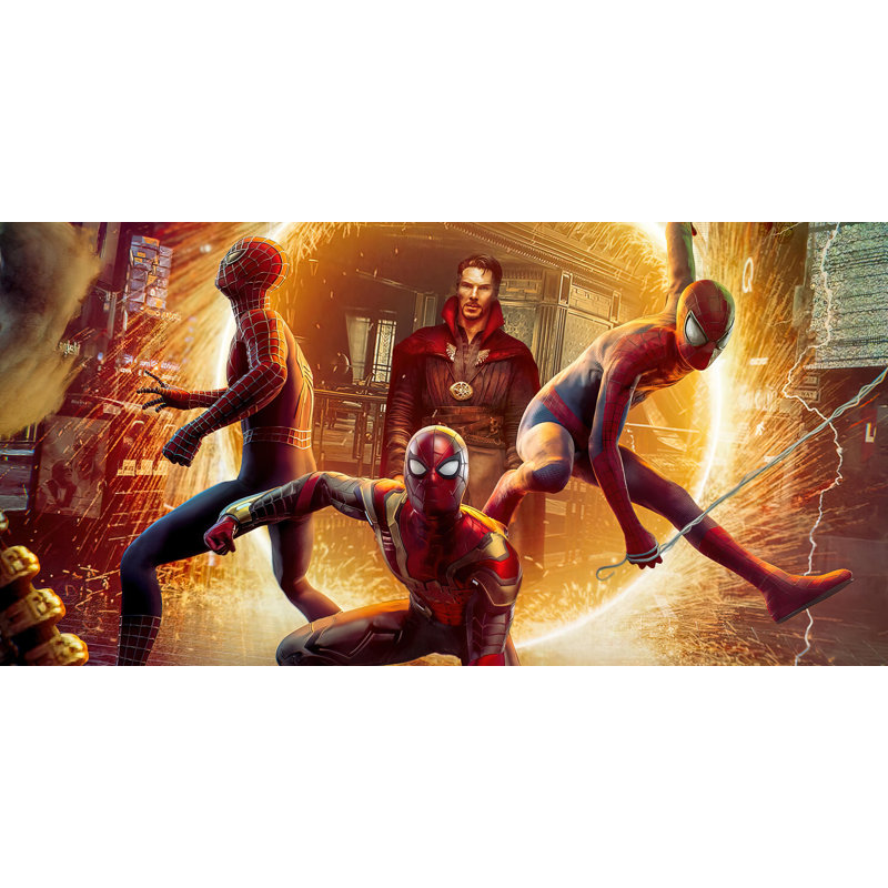 «Spider Man No Way Home», papier peint Wallart, impression sur toile, affiche murale, Toile tendue