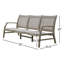 Sawyer 78'' Teak Outdoor Patio Sofa