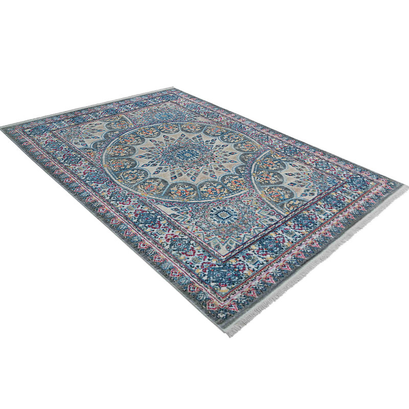 Paradigm Washable Area Rug, Large Rugs for Living Room Vintage Carpet Area Rugs for Bedroom Dining Room Non-Slip low pile Stain Resistant -MACHINE MADE POLYESTER AREA RUGS  -Rectangle | Multicolor, Oriental Design