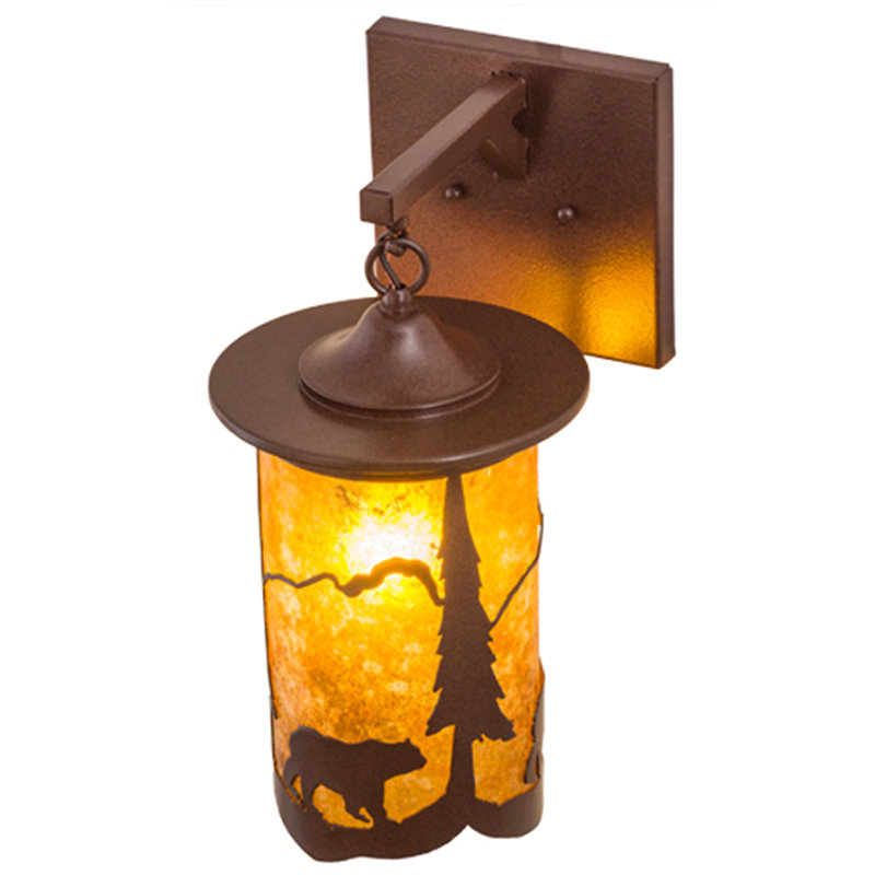 Rustic Lodge 1 - Light Outdoor Wall Lantern