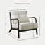 Chaise d'appoint avec coussin lombaire amovible-365029004