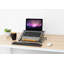 Montez-le! Support pour ordinateur portable réglable en hauteur et support pour bureau, noir