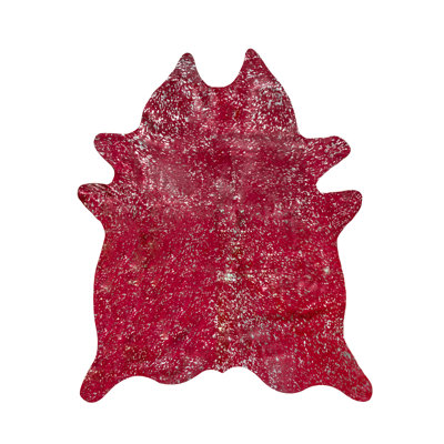 Tapis rouge / argenté Houchin