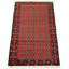 One-of-a-Kind 3'3" x 6' 1980s Rectangle Wool Area Rug in Brown and Red