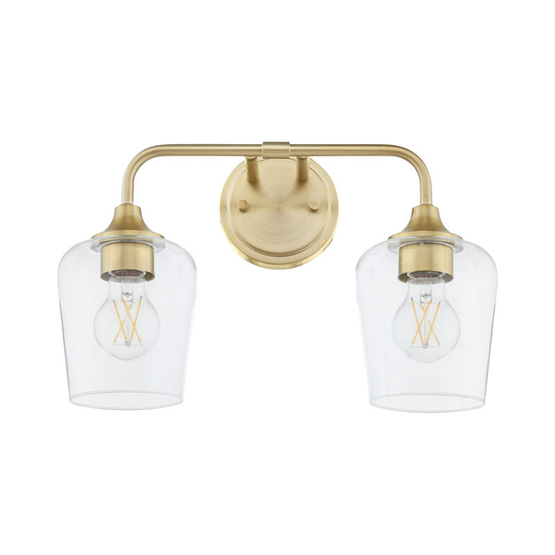 Éclairage pour meuble-lavabo 2 lumières Ahren, Antique Brass