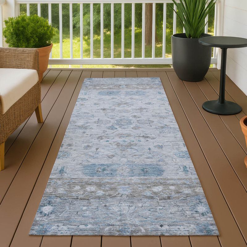 Tapis intérieur / extérieur lavable à la machine Chantille ACN2323 Global, Tapis de couloir 2 pi 3 po x 7 pi 6 po