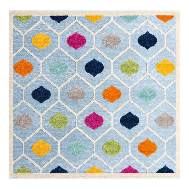 Noord Aruba Indoor/Outdoor Rug, Square 7'10"