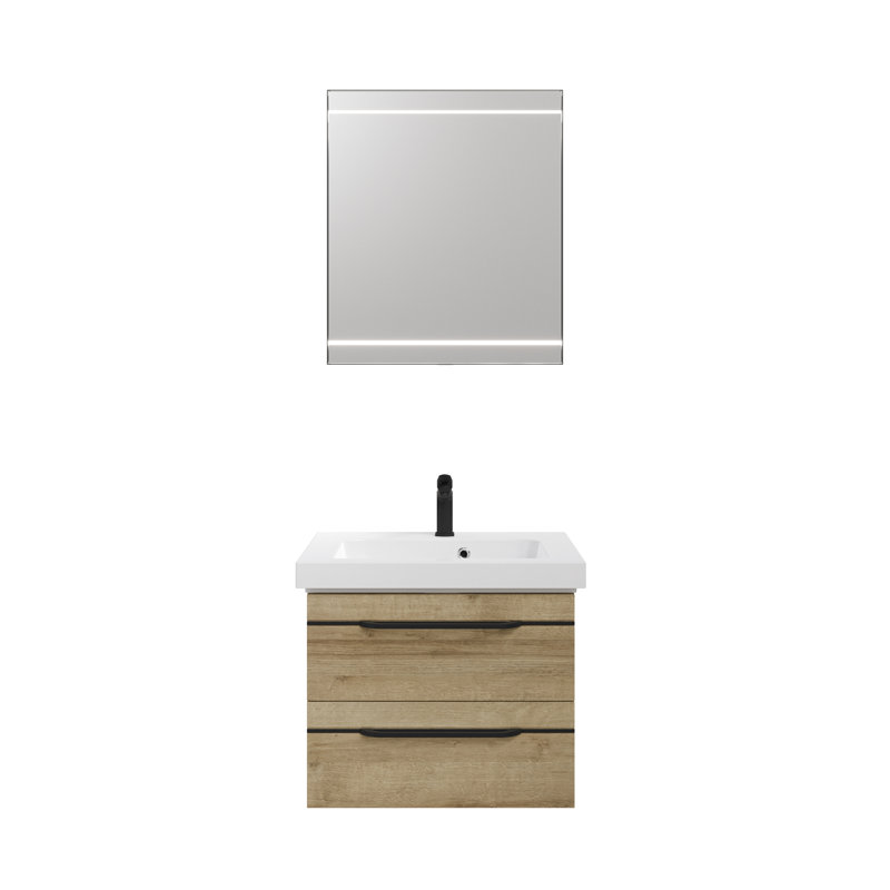 Balto Bathroom Furniture Suite, Medium Wood