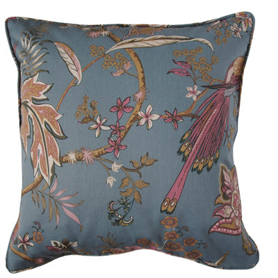 Carbonville Floral Square Cushion