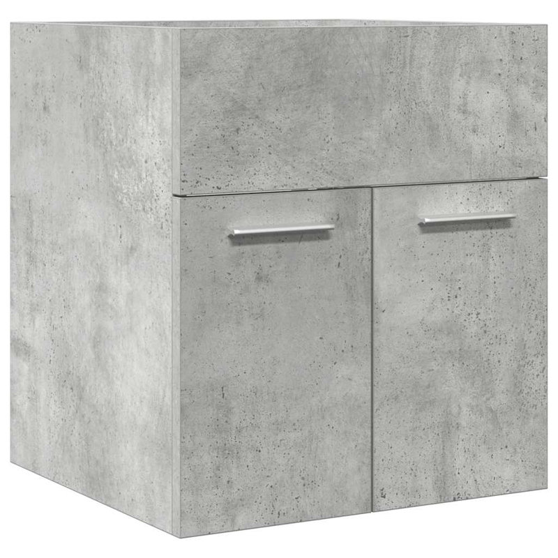 Eliona Bathroom Vanity Base Only, Concrete Grey, 46Cm H x 41Cm W x 38.5Cm D