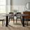 Table de cuisine ovale en bois 30 po avec 4 pieds