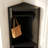 Minimalist Corner Hall Tree with Shoe Bench & Coat Rack - Black Entryway Storage Cabinet, 29.5'' W x 71.6'' H-1995587963