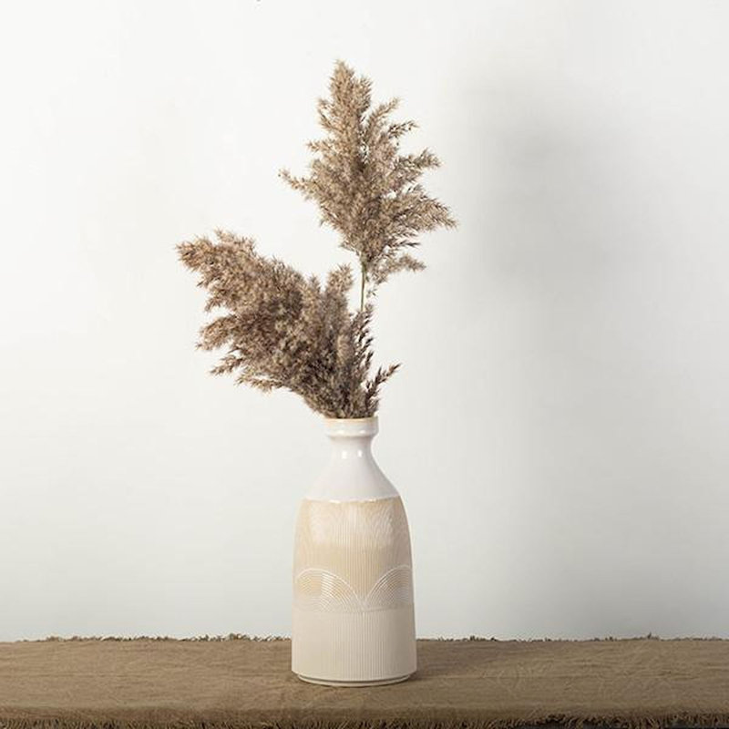 Skylaar Ceramic Table Vase, 11.75" H x 5.75" W x 5.75" D