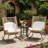 Marienthal Outdoor 3-Piece PE Rattan Conversation Set With Ceramic Top & Iron Legs-125318571