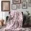 Couverture en sherpa rose 1 pièce Pink Hearts Splendor-100514595