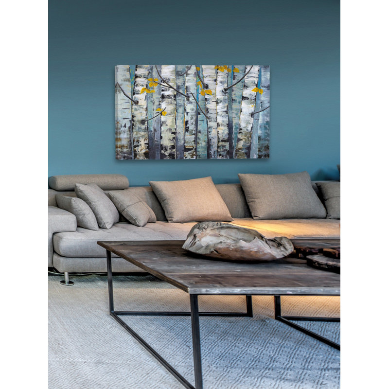 Toile tendue à imprimé doré touché, Toile tendue, 40 po x 60 po