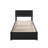Astley Wood Platform Bed with Panel Footboard and Trundle-871219131-827373265