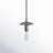 Luminaire suspendu sphérique 1 lumière Meri