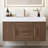 39.4 Inch Modern Wall Mounted Bathroom Vanity with Sintered Stone Top Walnut Finish and Undermount Ceramic Sink-1441923066-1441923064
