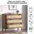 Alecse 3 - Drawer Dresser Rattan Chest of Dresser