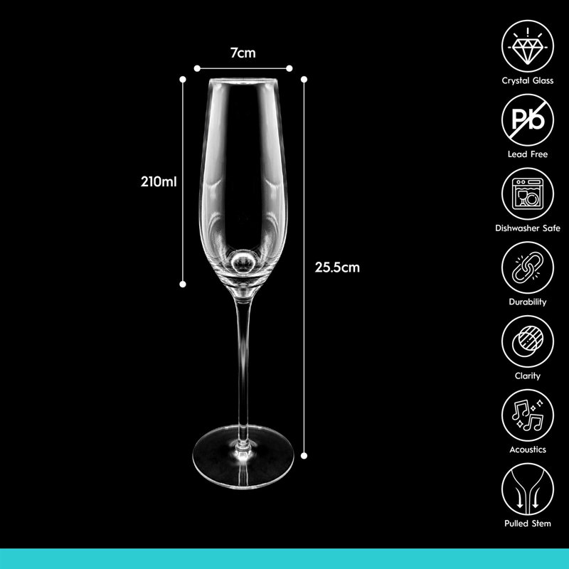 210ml Flute, Set of 24