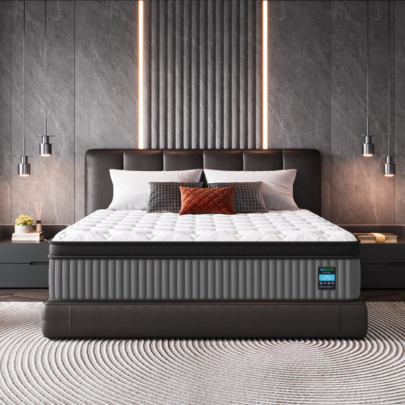 Matelas en mousse viscoélastique gélifiée Bedstory, 12", Lit simple