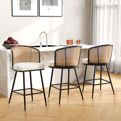 Tabouret rembourré Cane