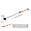Barre de chargement, barres de chargement réglables de 40 po à 73 po, stabilisateur de cargaison en acier robuste avec filet de rangement et barre de séparation, barres de verrouillage télescopiques pour VUS, berline