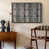 Toile avec cadre flottant noir