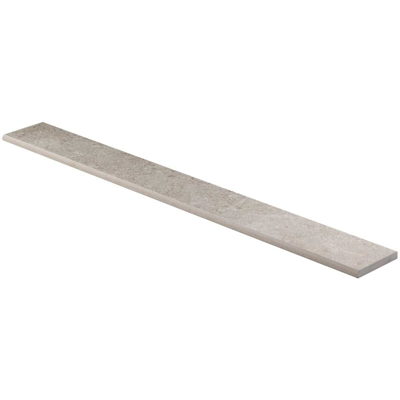 New Rock 3X24 Matte Porcelain Bullnose, Tortora Beige