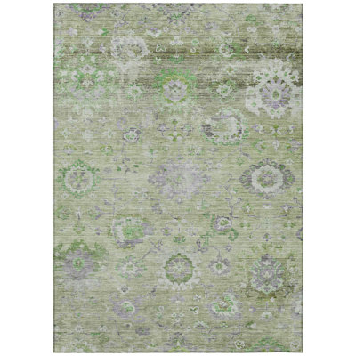 Tapis intérieur / extérieur vert Sofia 