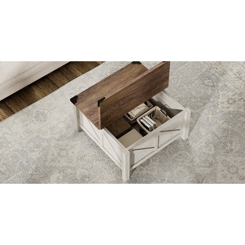 Allyssa 4 Piece Farmhouse Coffee Table Set