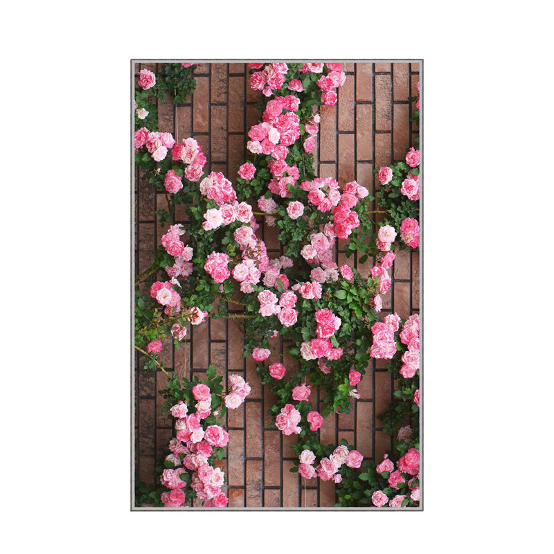 Luxurious 3D Printed Woven Carpet, 55.1 x 86.6 inches | 100% Polyester, Antibacterial, Machine Washable | Non-Slip PVC Felt Dot Underside, 0.3 in Pile Height | Perfect for Living Room, Bedroom & Home Decor
