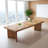 86.61-inch Modern Solid Wood Rectangular Dining Table