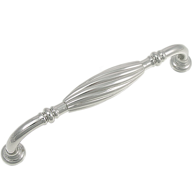 Poignée barre 5 po French Twist, Nickel poli, 5"