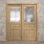 Portes coulissantes pour garde-robe coulissantes | Ego 5011 | Ensemble de quincaillerie Rails | Portes de garde-robe de chambre en bois massif