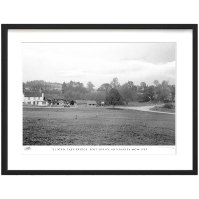 Tilford, East Bridge, Post Office And Barley Mow 1923 by Francis Frith - Single Picture Frame Print
