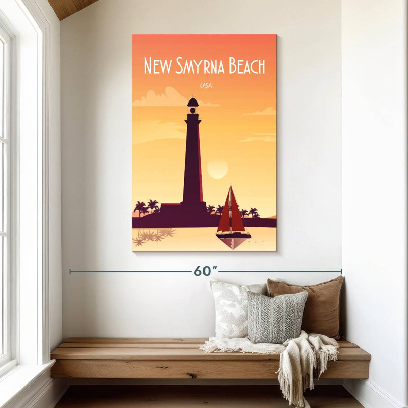 New Smyrna Beach, H 48 po x l 32 po