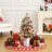 36' H Lighted Artificial Christmas Tree