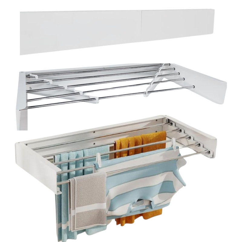 Stainless Steel Foldable Wall-Mounted Drying Rack